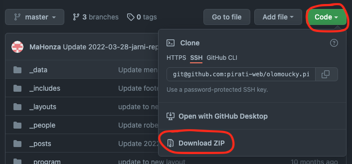 github zip download